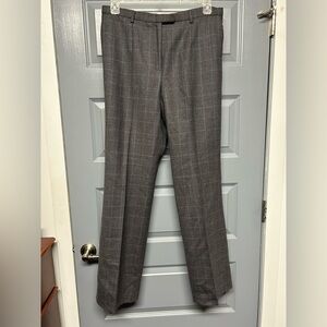 Pendleton vintage women’s 100% Virgin wool gray glen plaid pants. Lined. Size 12